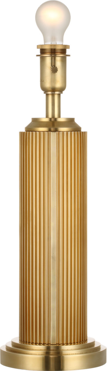 Langton 29" Table Lamp | Natural Brass | White Paper Shade