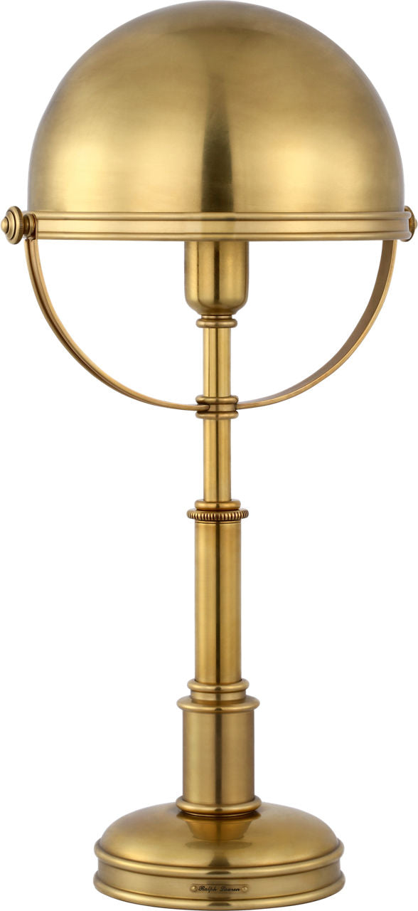 Carthage Cordless Desk Lamp | Natural Brass