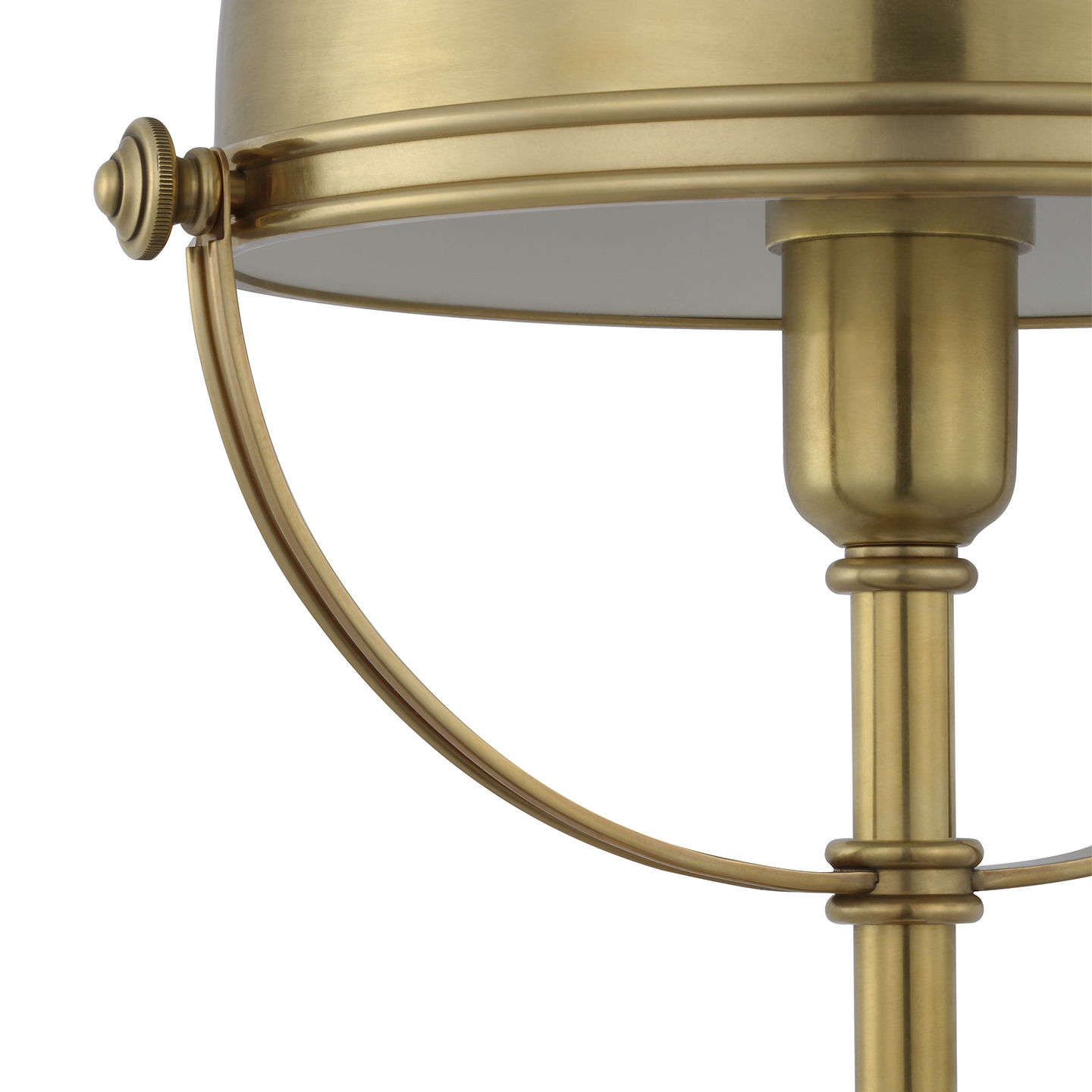 Carthage Cordless Desk Lamp | Natural Brass