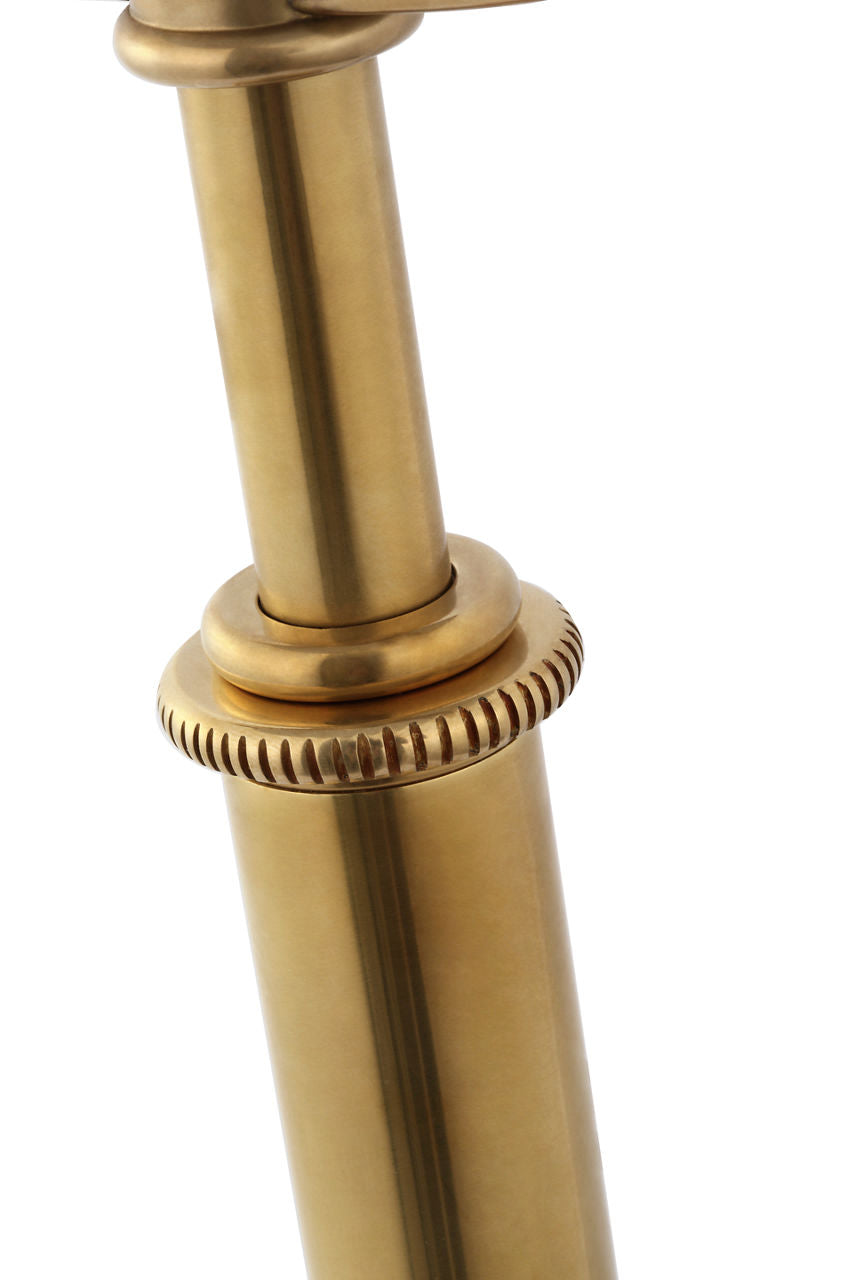 Carthage Cordless Desk Lamp | Natural Brass