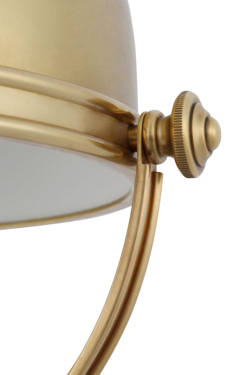 Carthage Cordless Desk Lamp | Natural Brass