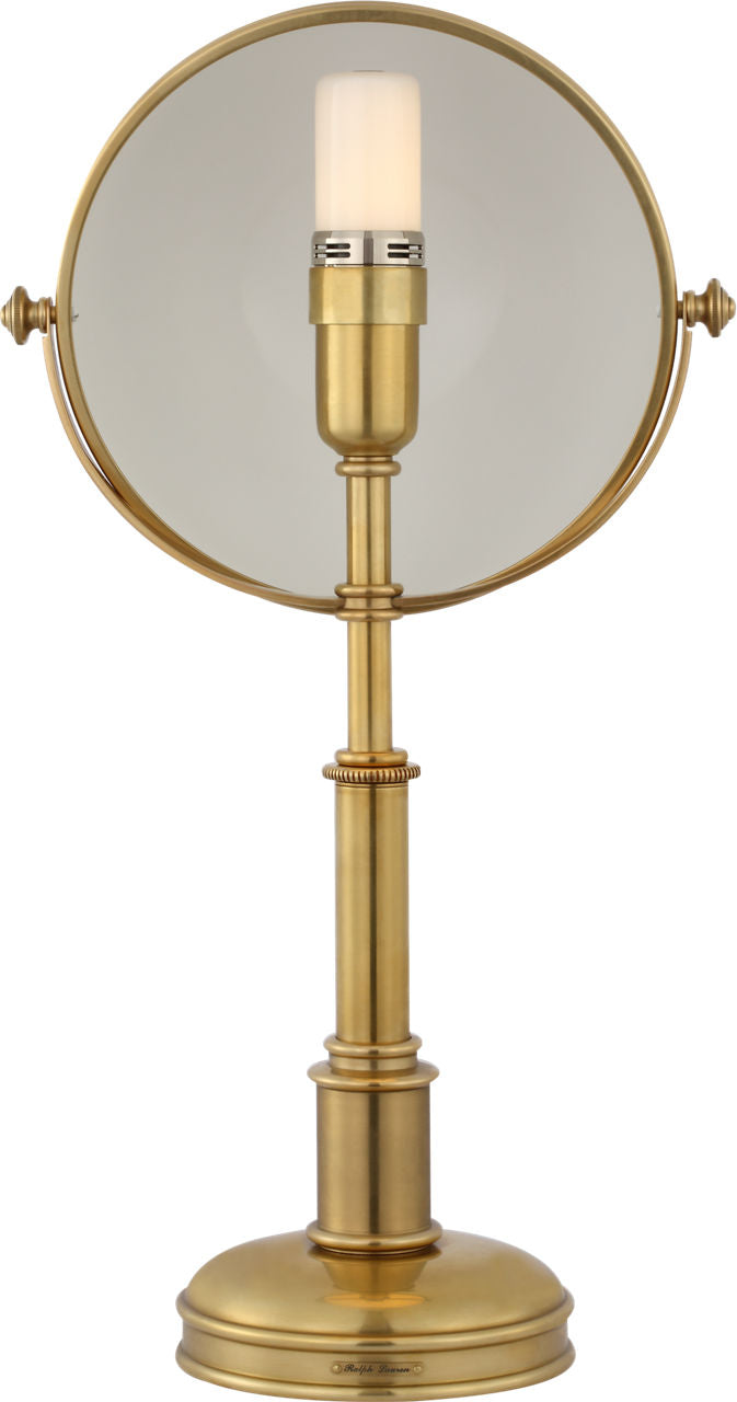 Carthage Cordless Desk Lamp | Natural Brass