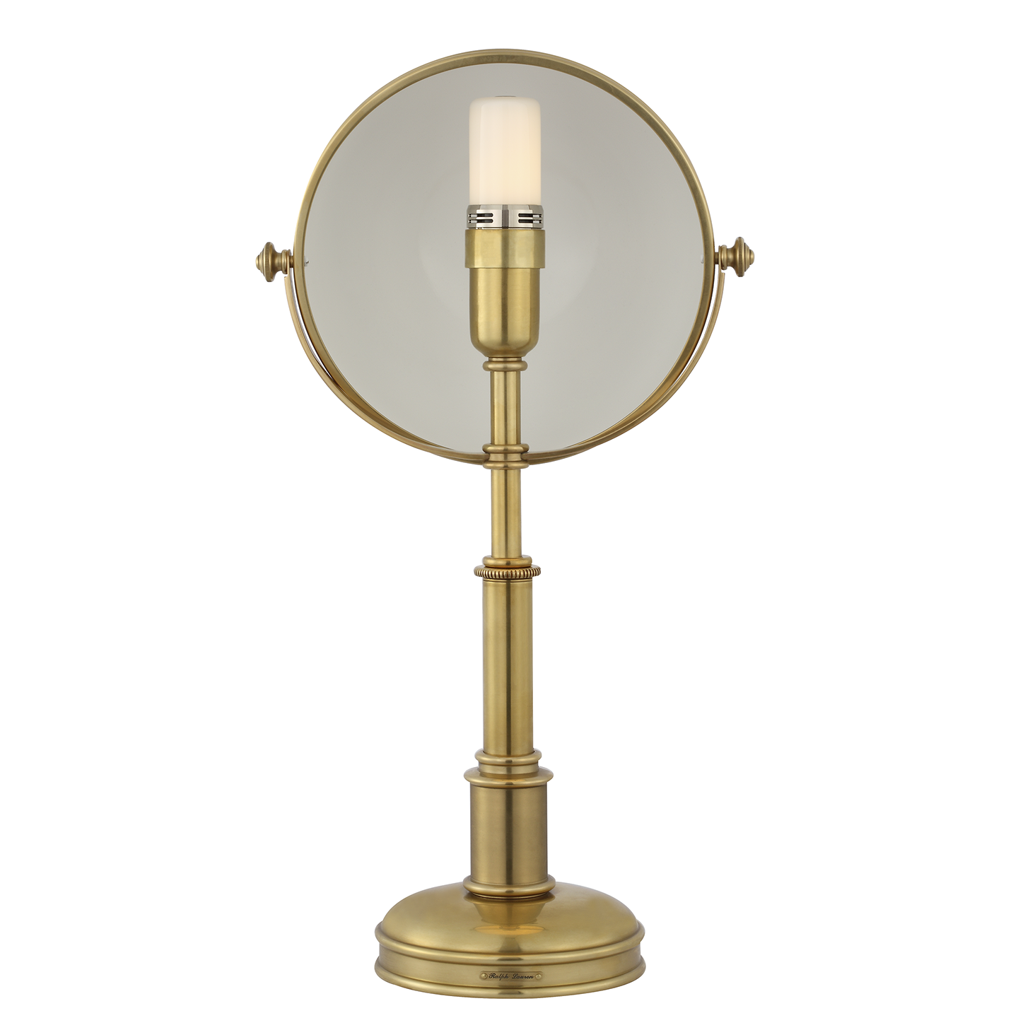 Carthage Cordless Desk Lamp | Natural Brass