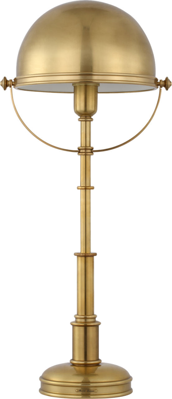 Carthage Cordless Desk Lamp | Natural Brass