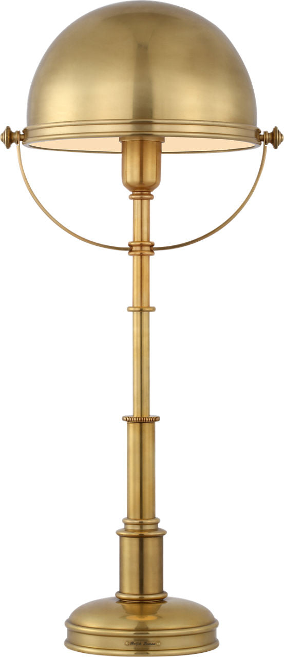 Carthage Cordless Desk Lamp | Natural Brass