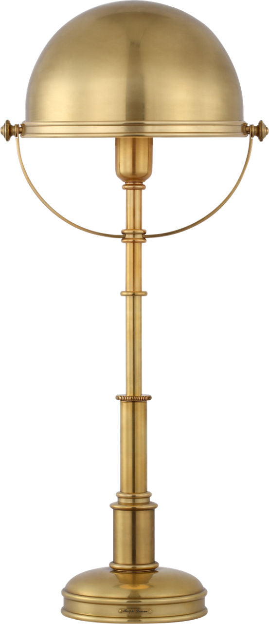 Carthage Cordless Desk Lamp | Natural Brass
