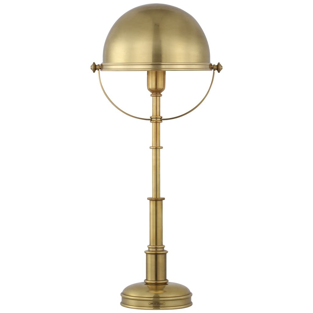 Carthage Cordless Desk Lamp | Natural Brass