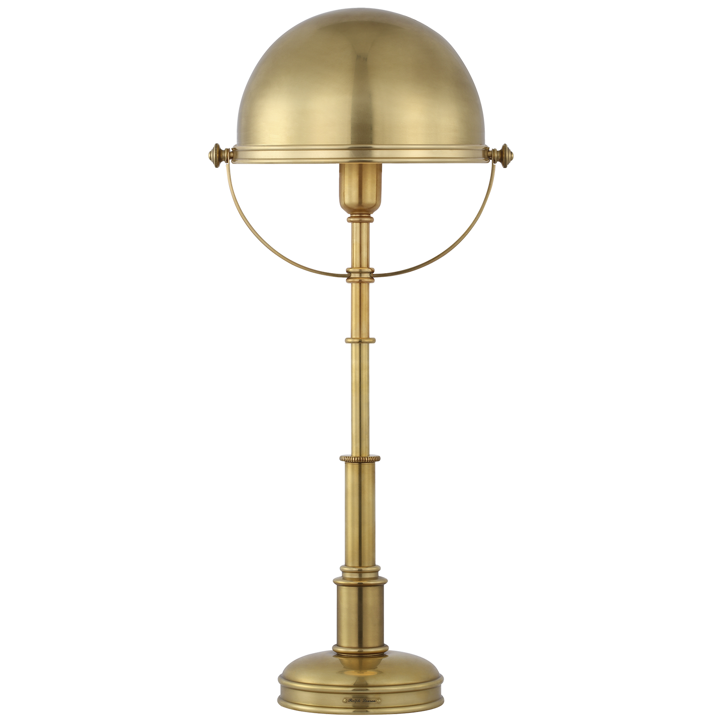Carthage Cordless Desk Lamp | Natural Brass