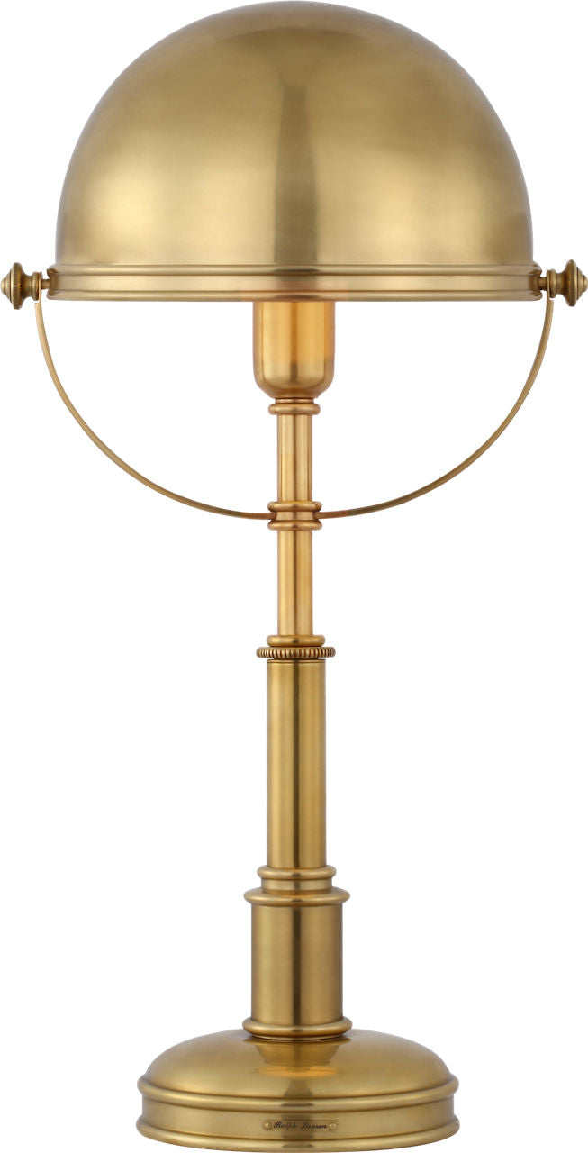 Carthage Cordless Desk Lamp | Natural Brass