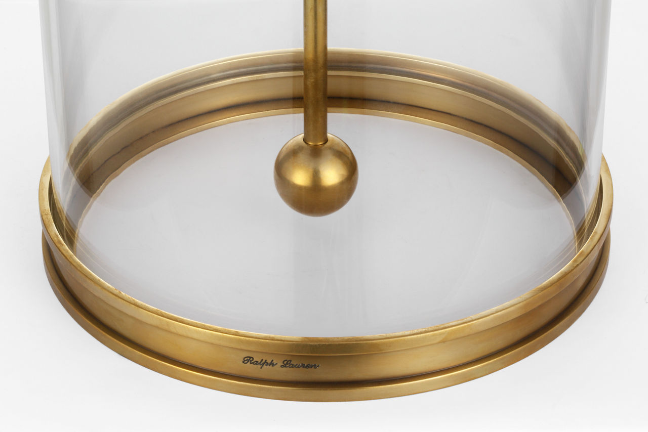 Modern Cordless Table Lamp | Natural Brass | Linen Shade