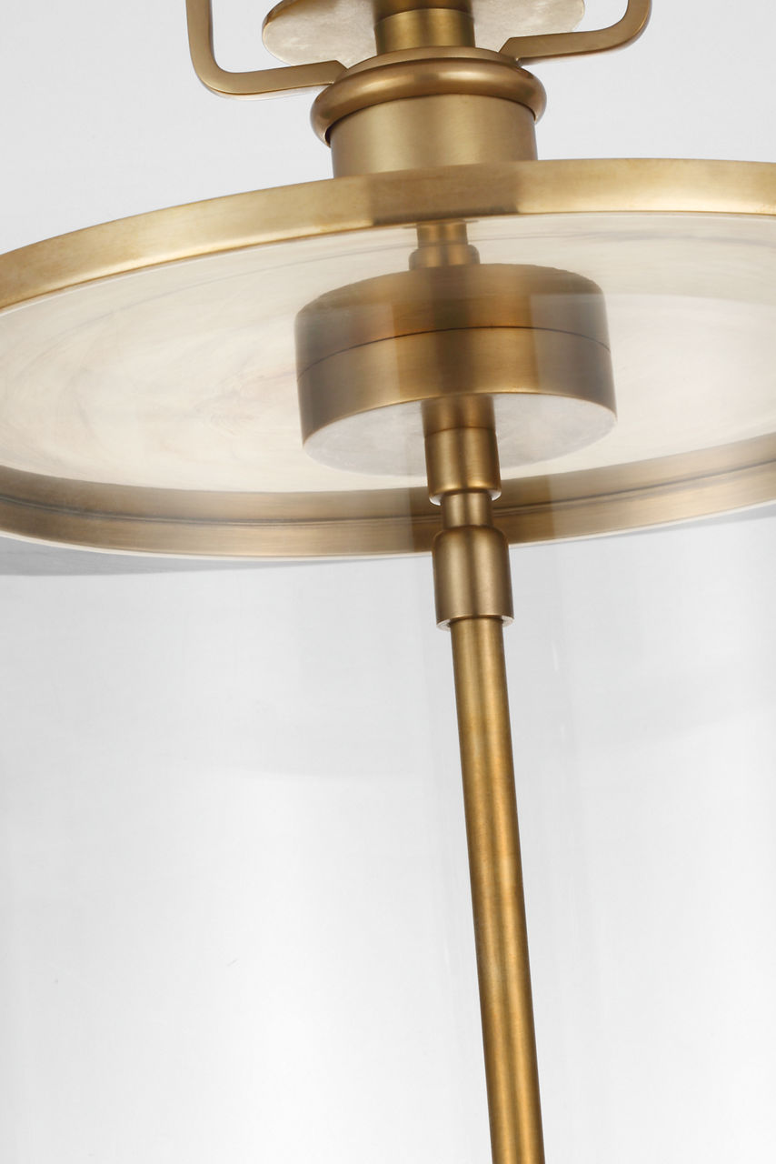 Modern Cordless Table Lamp | Natural Brass | Linen Shade