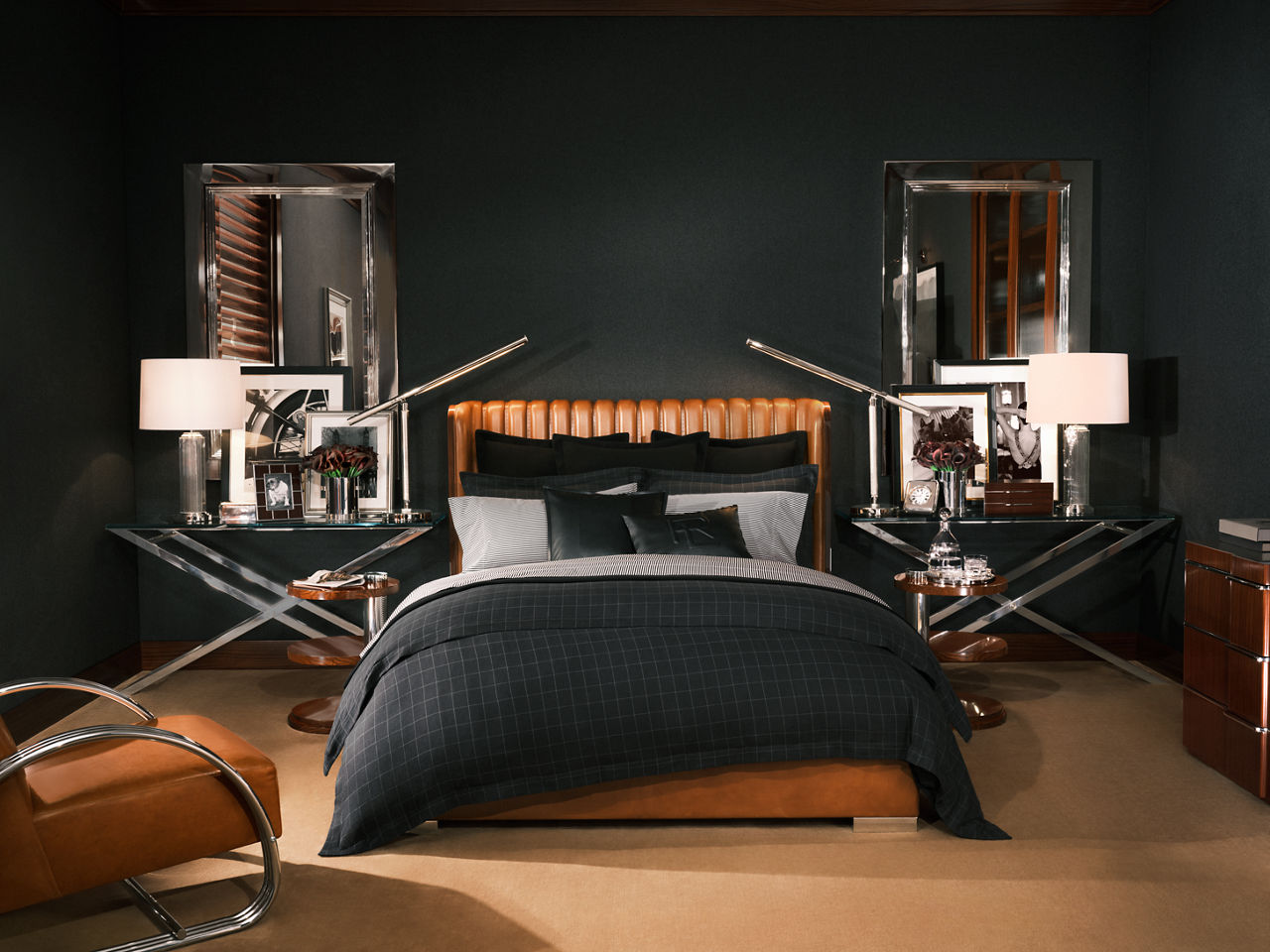 Equilibrium Table Lamp | Polished Nickel