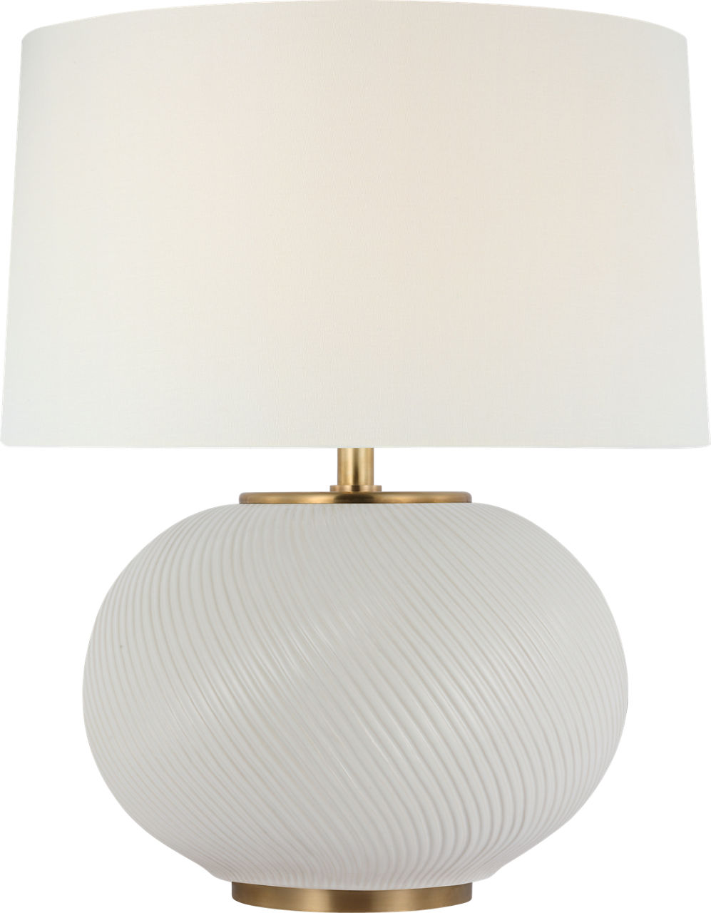 Mirelle Medium Table Lamp | Ivory | Linen Shade