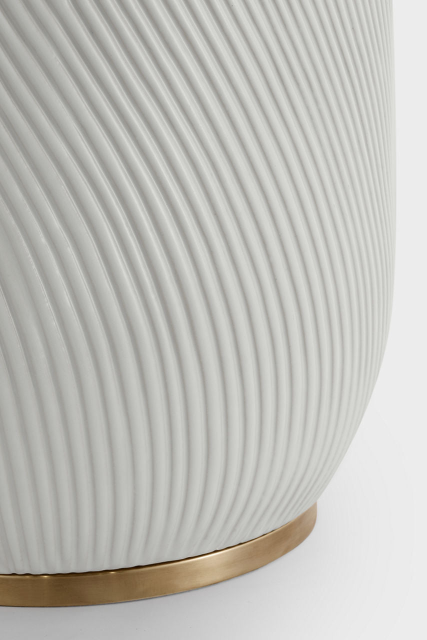 Mirelle Extra Large Table Lamp | Ivory | Linen Shade