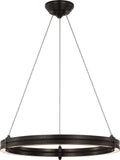 Paxton 24" Ring Chandelier | Bronze