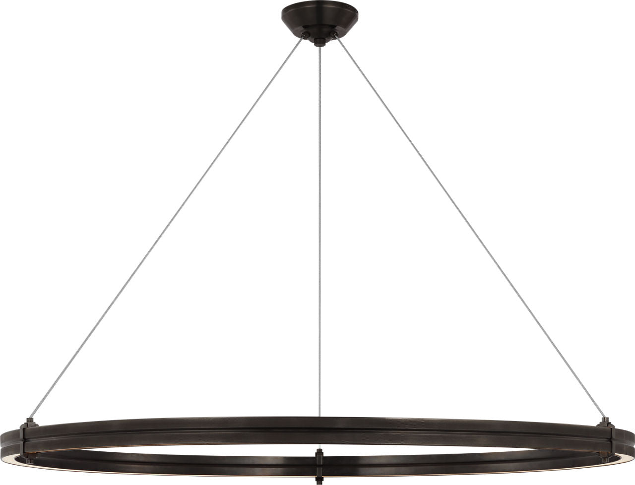 Paxton 48" Ring Chandelier | Bronze