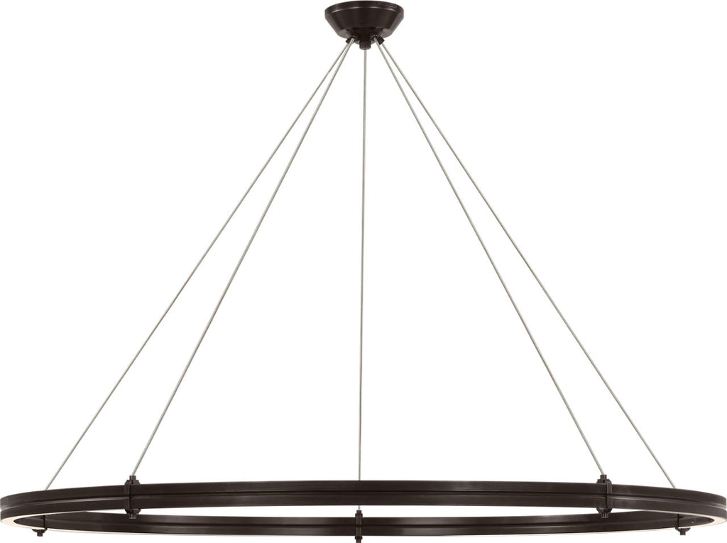Paxton 60" Ring Chandelier | Bronze