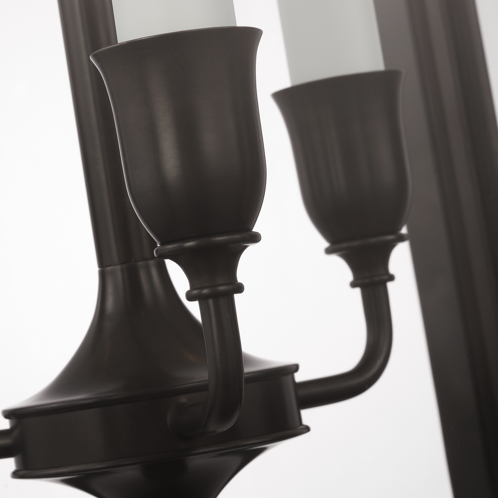 Rhoades 16" Lantern | Bronze | Clear Glass
