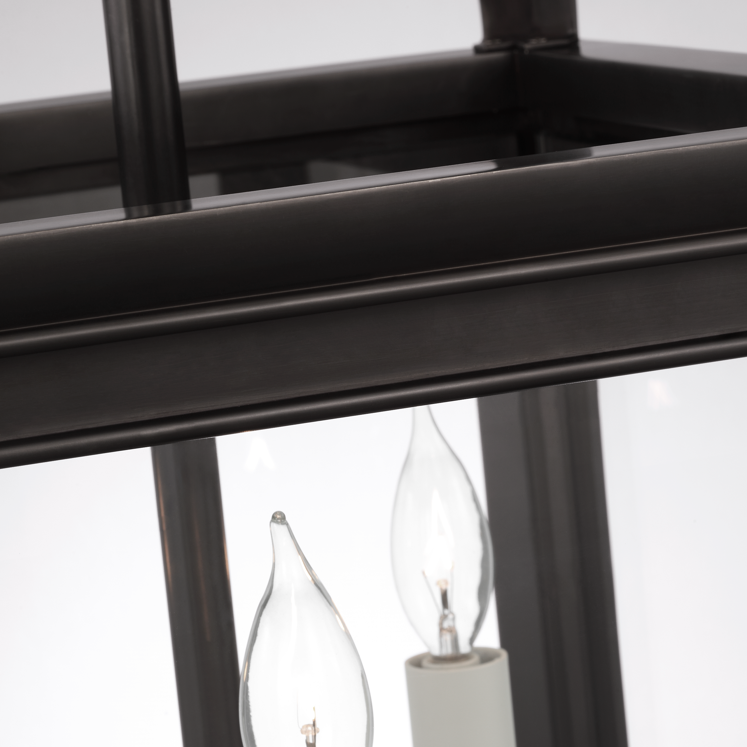 Rhoades 16" Lantern | Bronze | Clear Glass