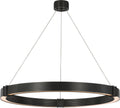 Hughes 40" Ring Chandelier | Bronze