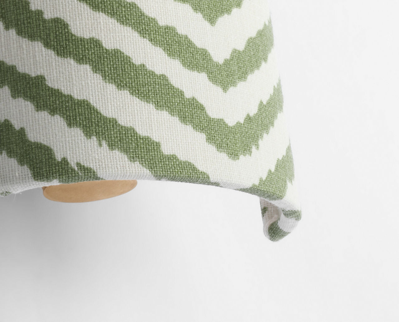 Maeve 8" Shield Sconce | Hand-Rubbed Antique Brass | Schumacher Verde La Jolla Shield