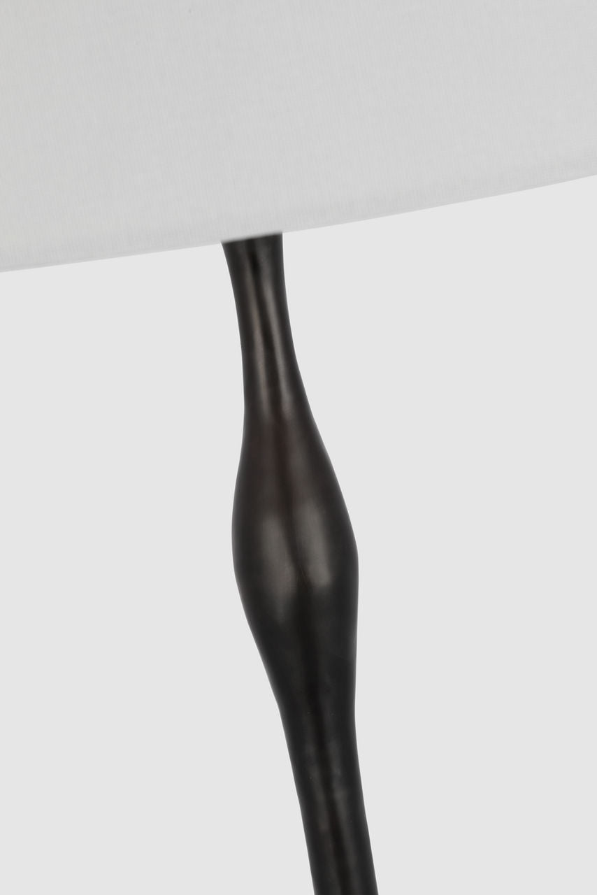 Romero Medium Table Lamp | Bronze | 16" Linen Empire Shade