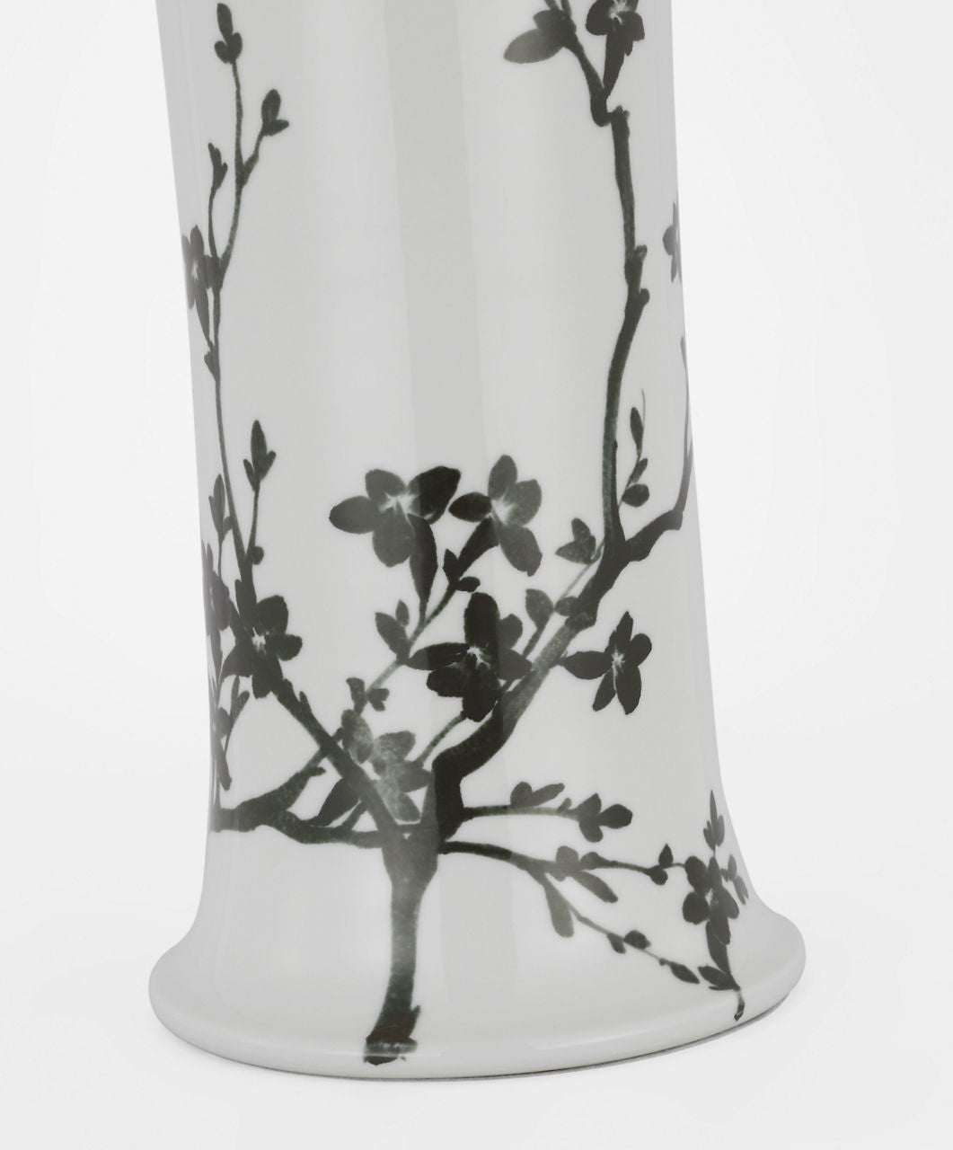 Mallory Medium Table Lamp | Black Twiggy | 23" Linen Flare Shade
