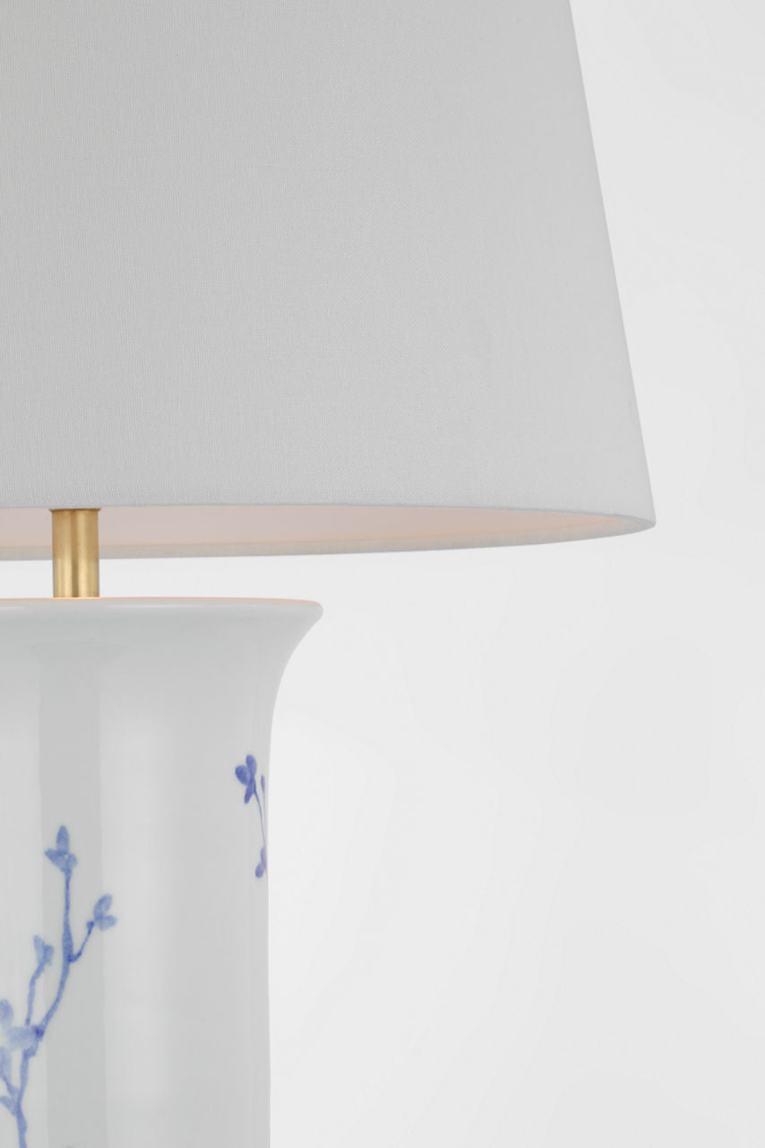 Mallory Medium Table Lamp | Sky Twiggy | 18" Linen Empire Shade