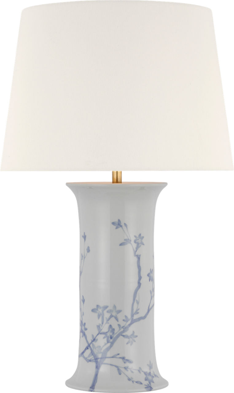 Mallory Medium Table Lamp | Sky Twiggy | 18" Linen Empire Shade