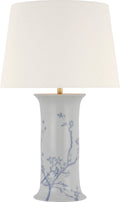 Mallory Medium Table Lamp | Sky Twiggy | 18" Linen Empire Shade