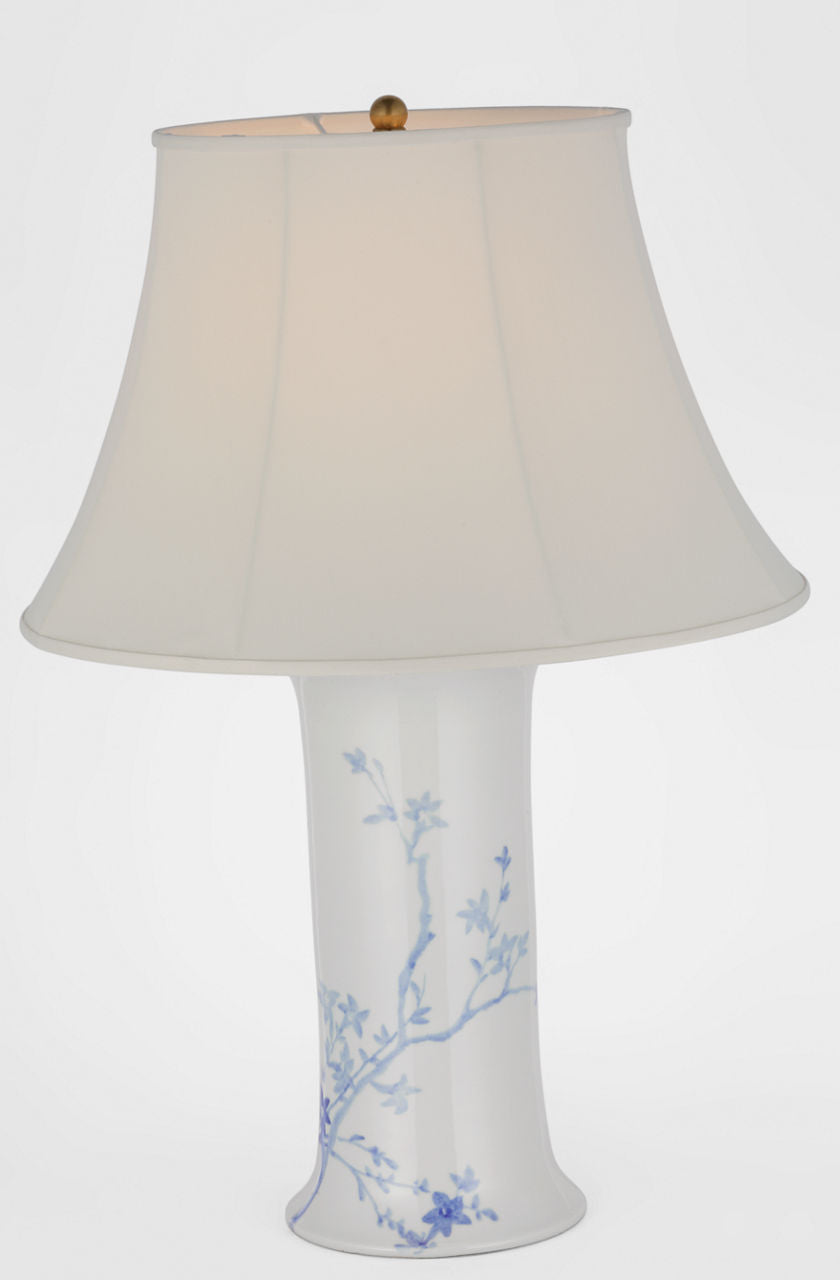 Mallory Medium Table Lamp | Sky Twiggy | 20" Silk Soft Empire Shade