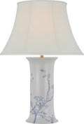 Mallory Medium Table Lamp | Sky Twiggy | 20" Silk Soft Empire Shade