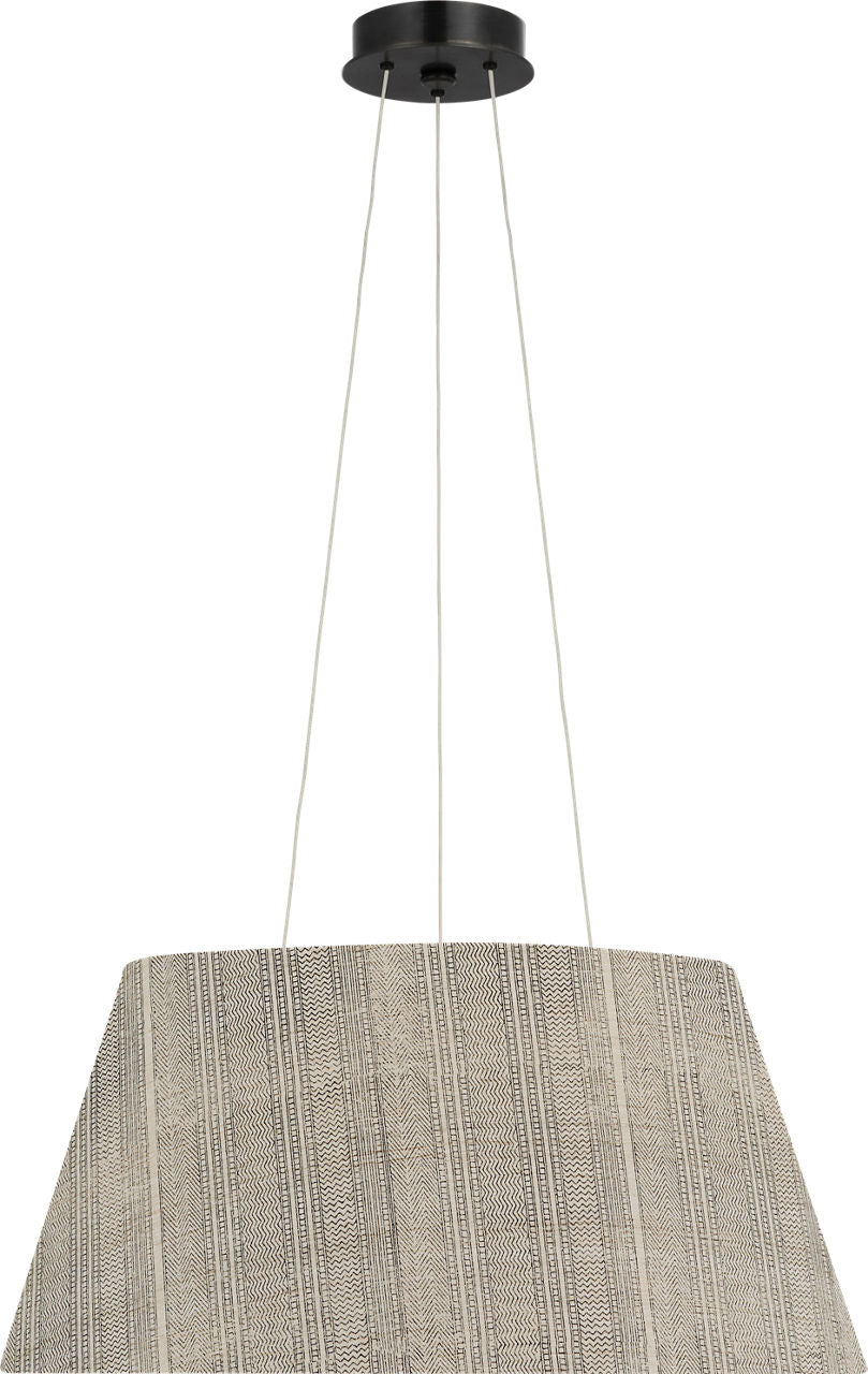 Caufield 21" Hanging Shade | Bronze | Schumacher Natural Mohave Shade