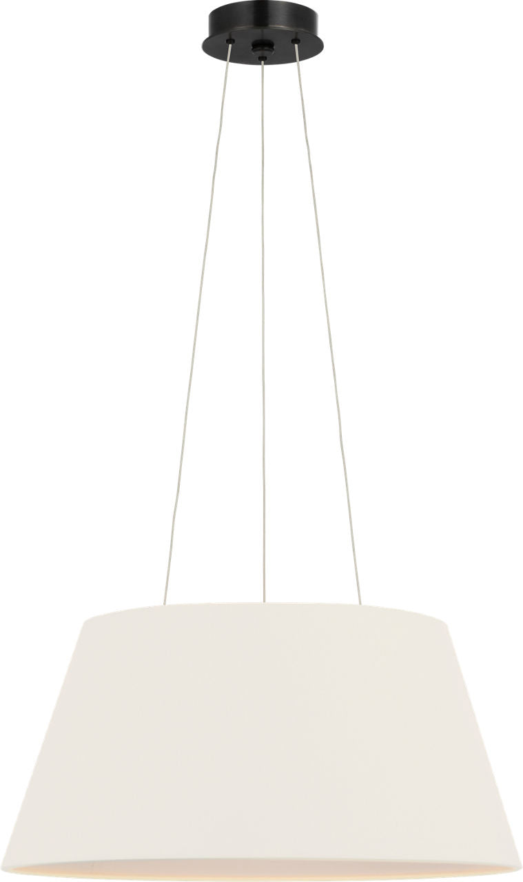 Caufield 21" Hanging Shade | Bronze | Linen Shade