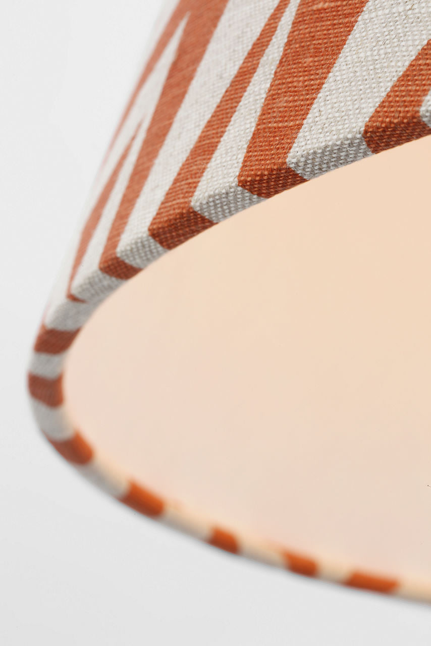 Caufield 21" Hanging Shade | Bronze | Schumacher Brick Amero Shade