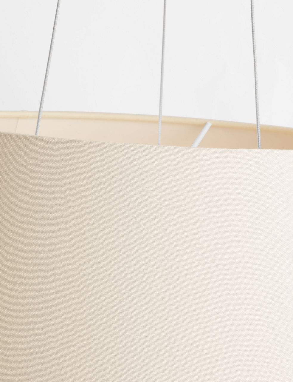 Caufield 21" Hanging Shade | Hand-Rubbed Antique Brass | Linen Shade