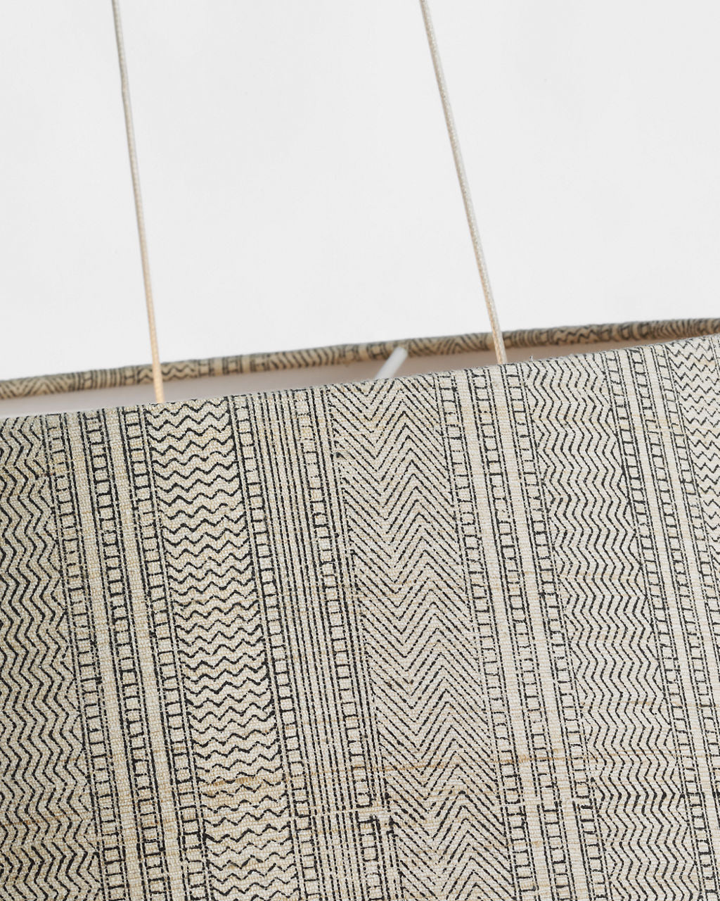 Caufield 21" Hanging Shade | Polished Nickel | Schumacher Natural Mohave Shade