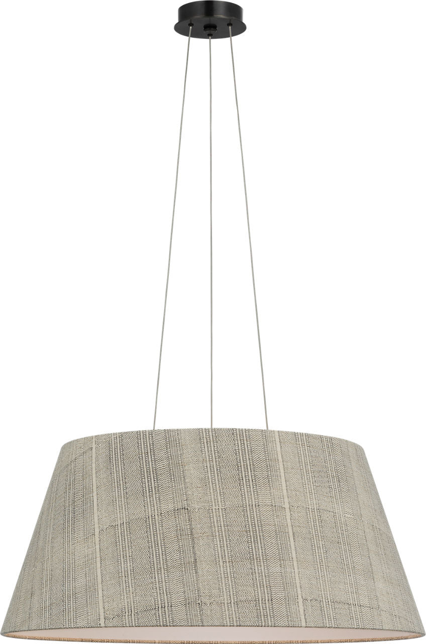 Caufield 29" Hanging Shade | Bronze | Schumacher Natural Mohave Shade