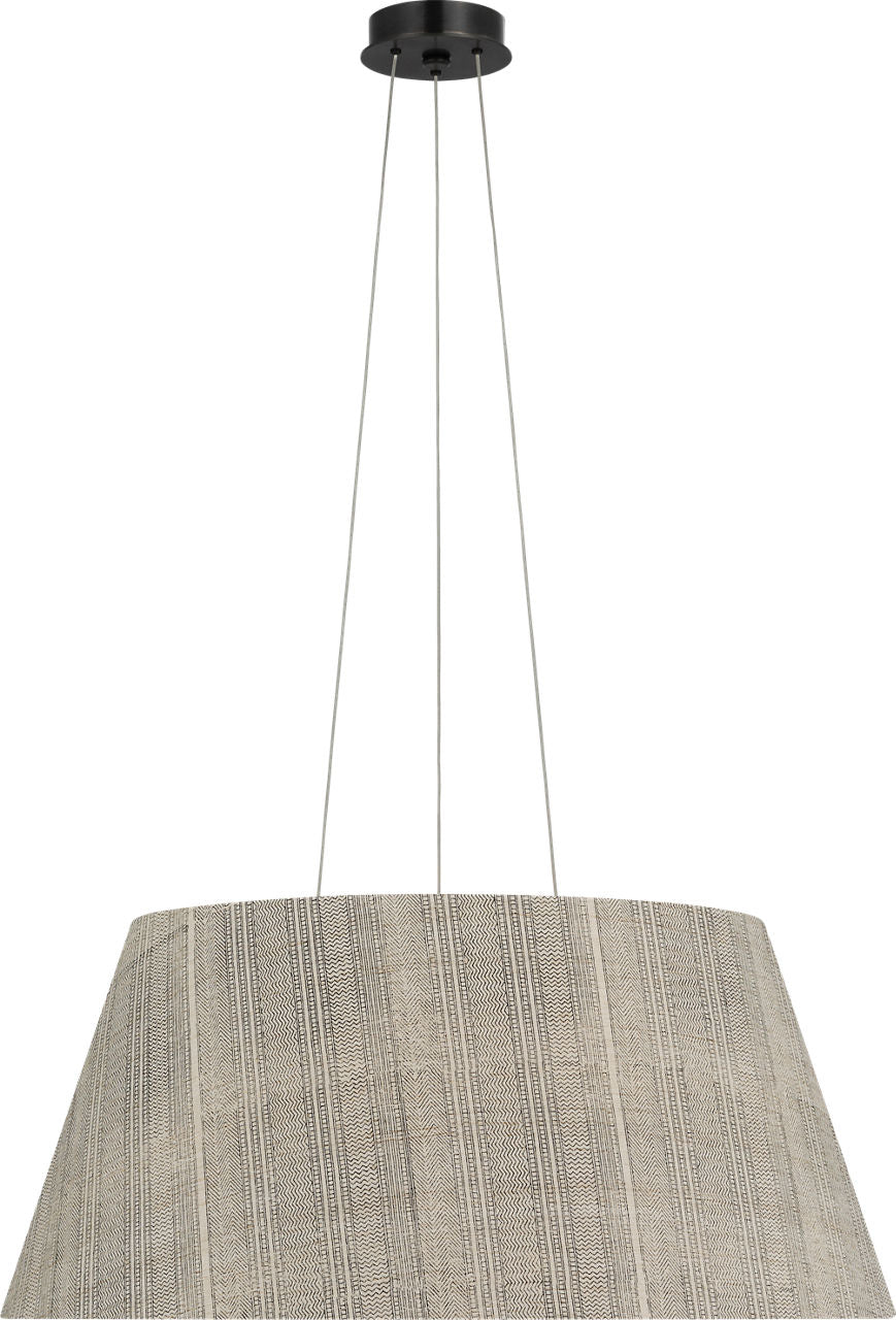 Caufield 29" Hanging Shade | Bronze | Schumacher Natural Mohave Shade