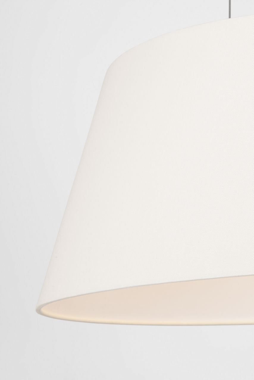 Caufield 29" Hanging Shade | Bronze | Linen Shade