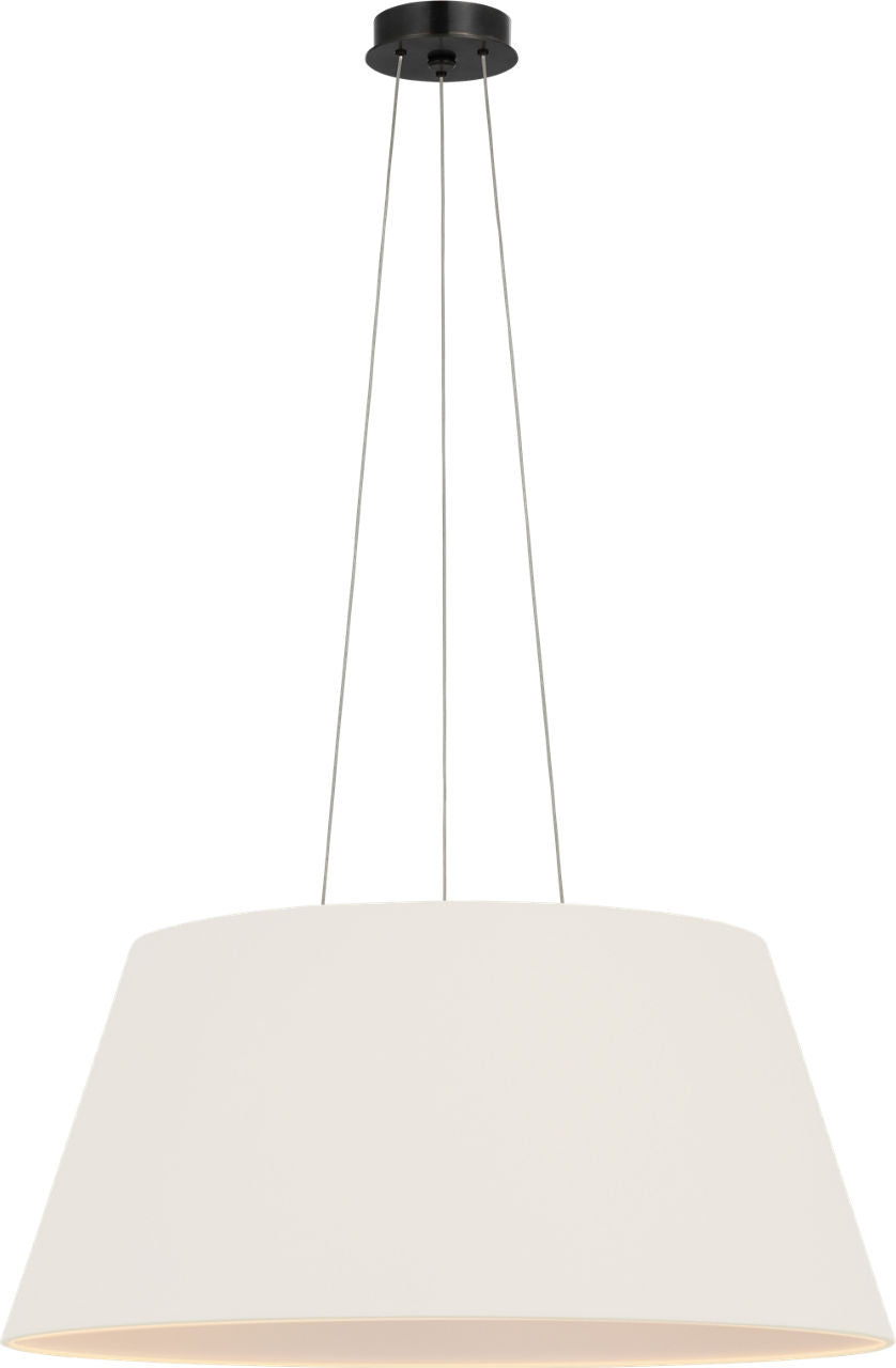 Caufield 29" Hanging Shade | Bronze | Linen Shade
