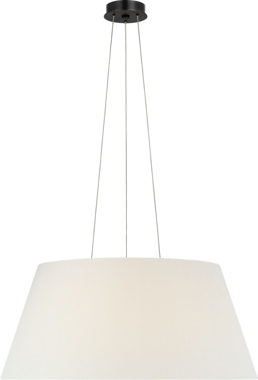 Caufield 29" Hanging Shade | Bronze | Linen Shade