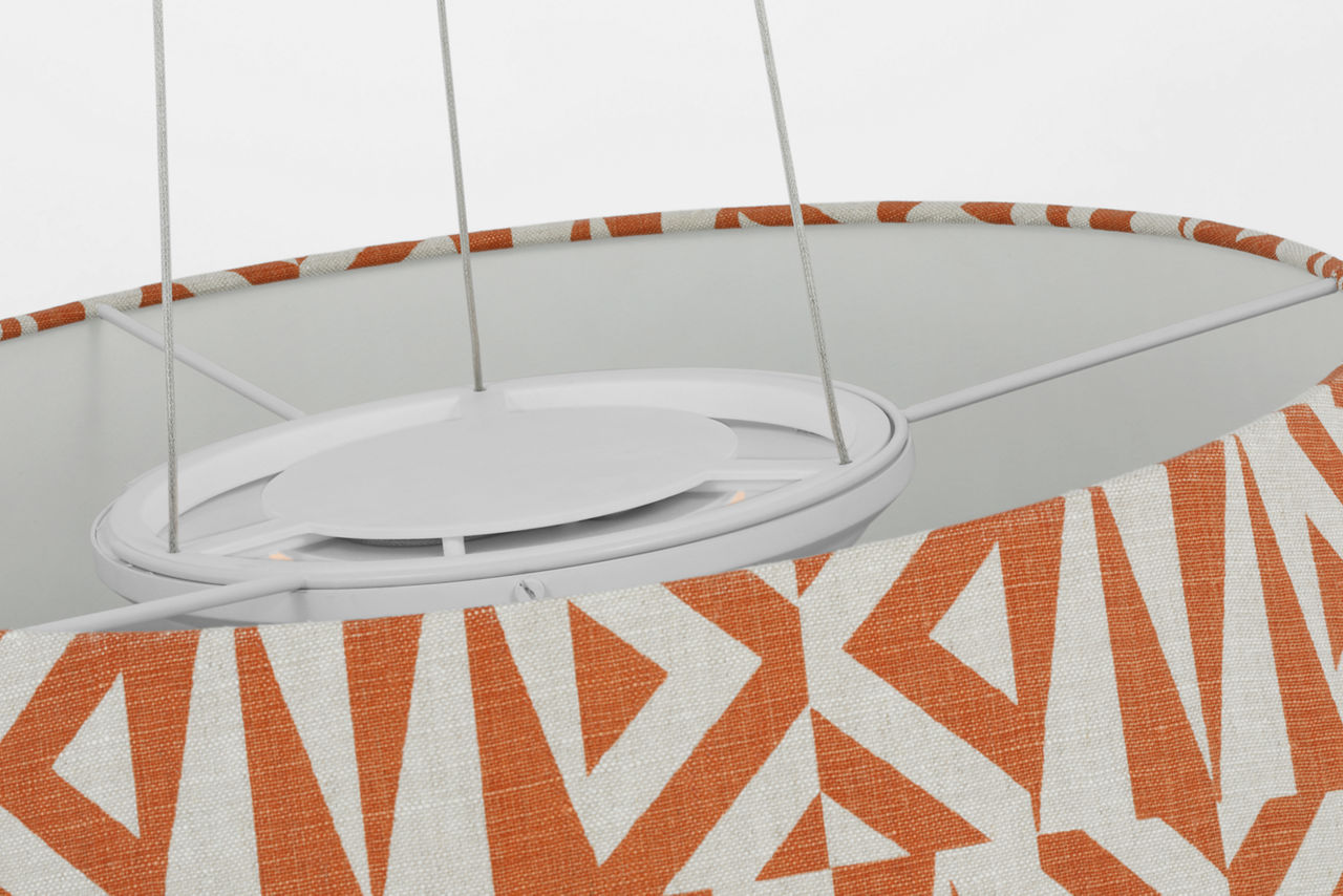 Caufield 29" Hanging Shade | Bronze | Schumacher Brick Amero Shade