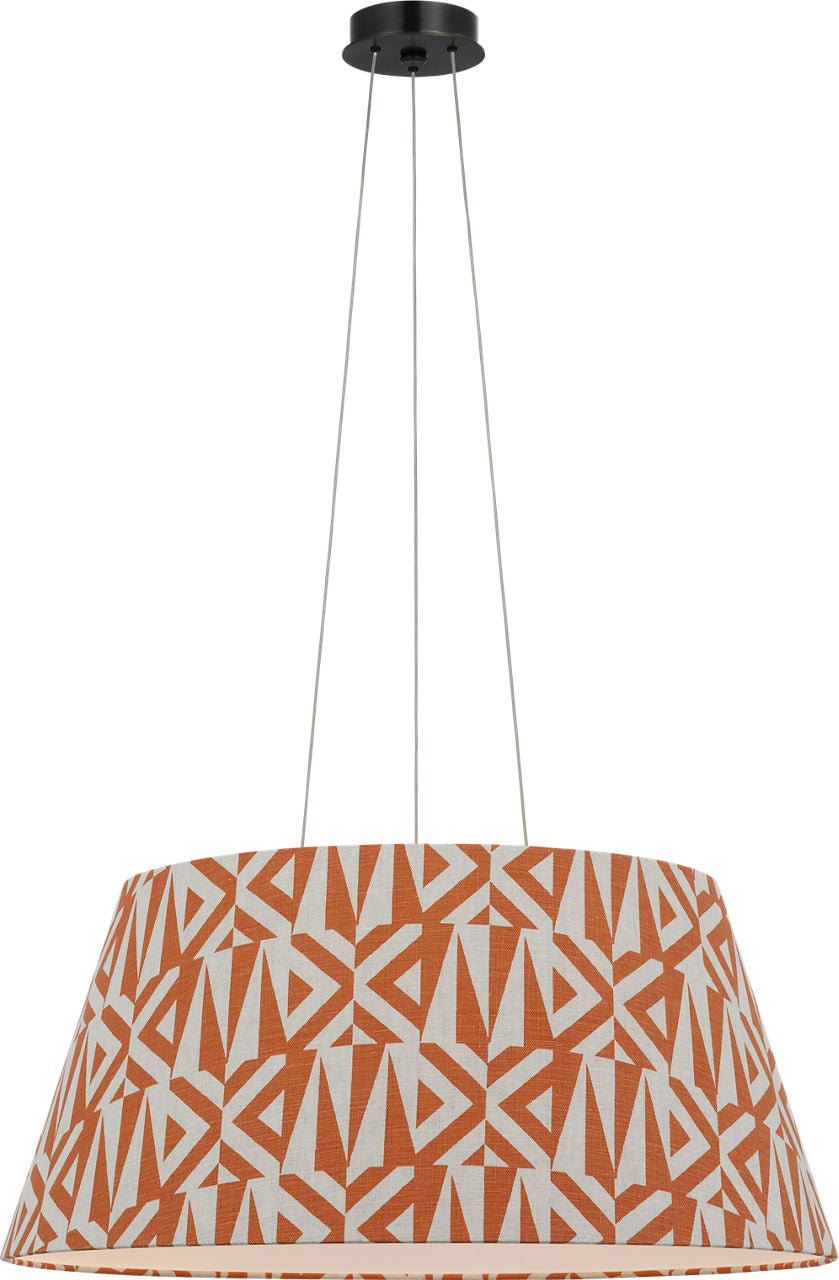 Caufield 29" Hanging Shade | Bronze | Schumacher Brick Amero Shade