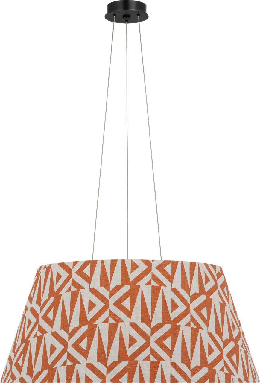 Caufield 29" Hanging Shade | Bronze | Schumacher Brick Amero Shade