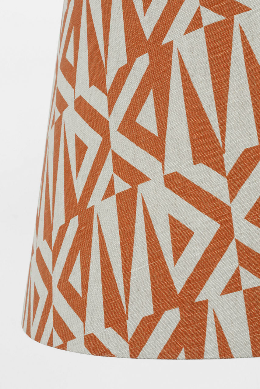 Caufield 29" Hanging Shade | Matte White | Schumacher Brick Amero Shade