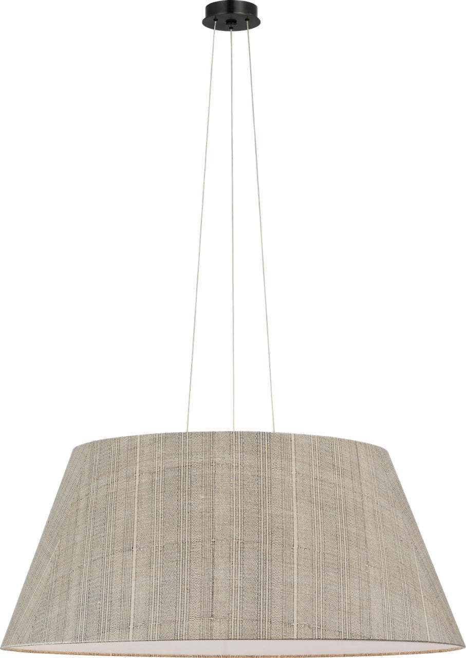 Caufield 39" Hanging Shade | Bronze | Schumacher Natural Mohave Shade