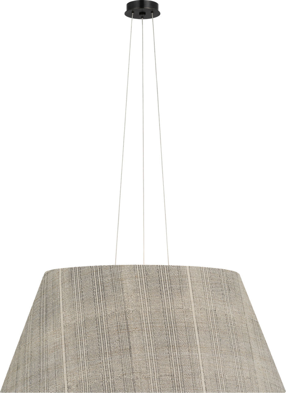 Caufield 39" Hanging Shade | Bronze | Schumacher Natural Mohave Shade