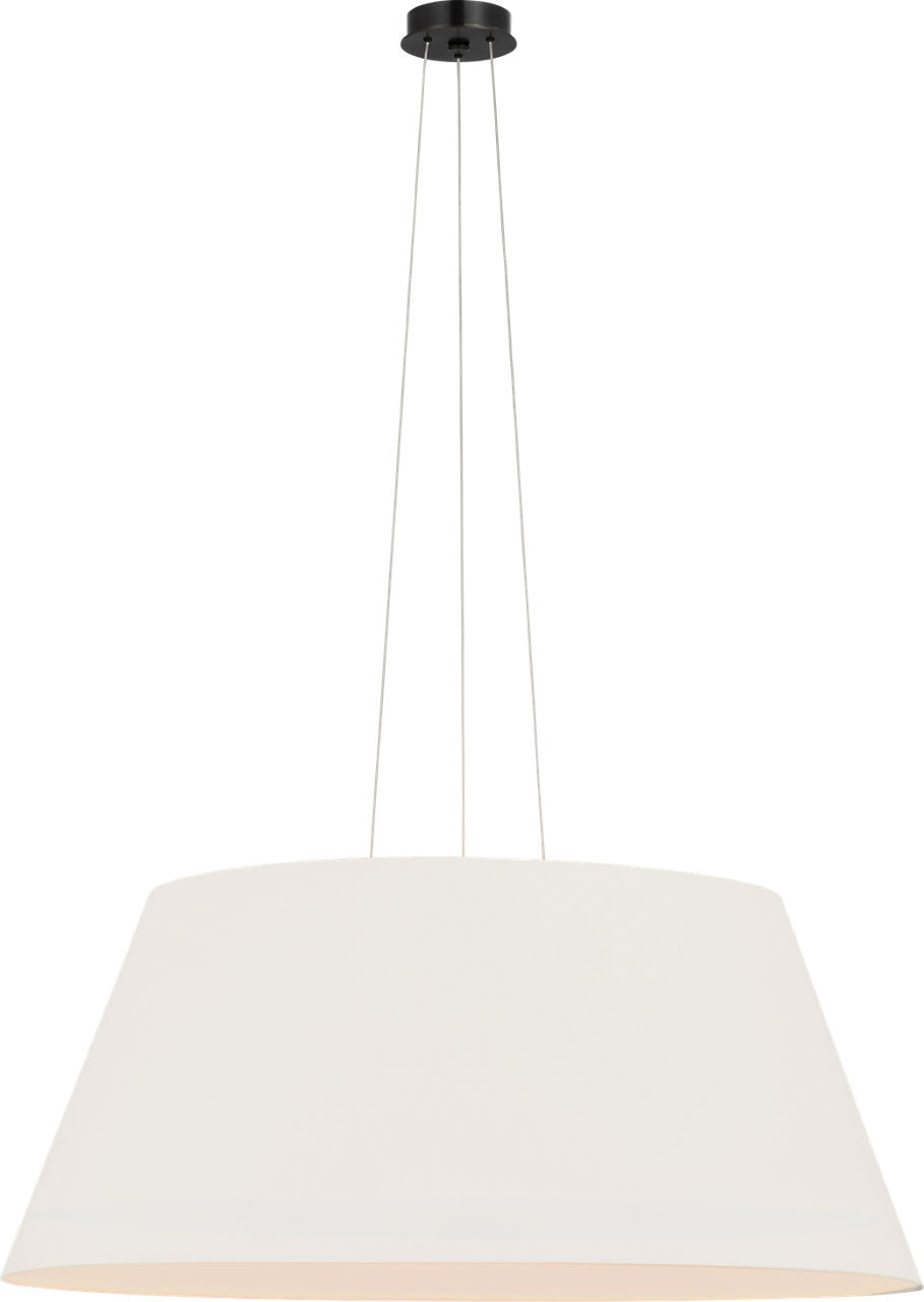 Caufield 39" Hanging Shade | Bronze | Linen Shade
