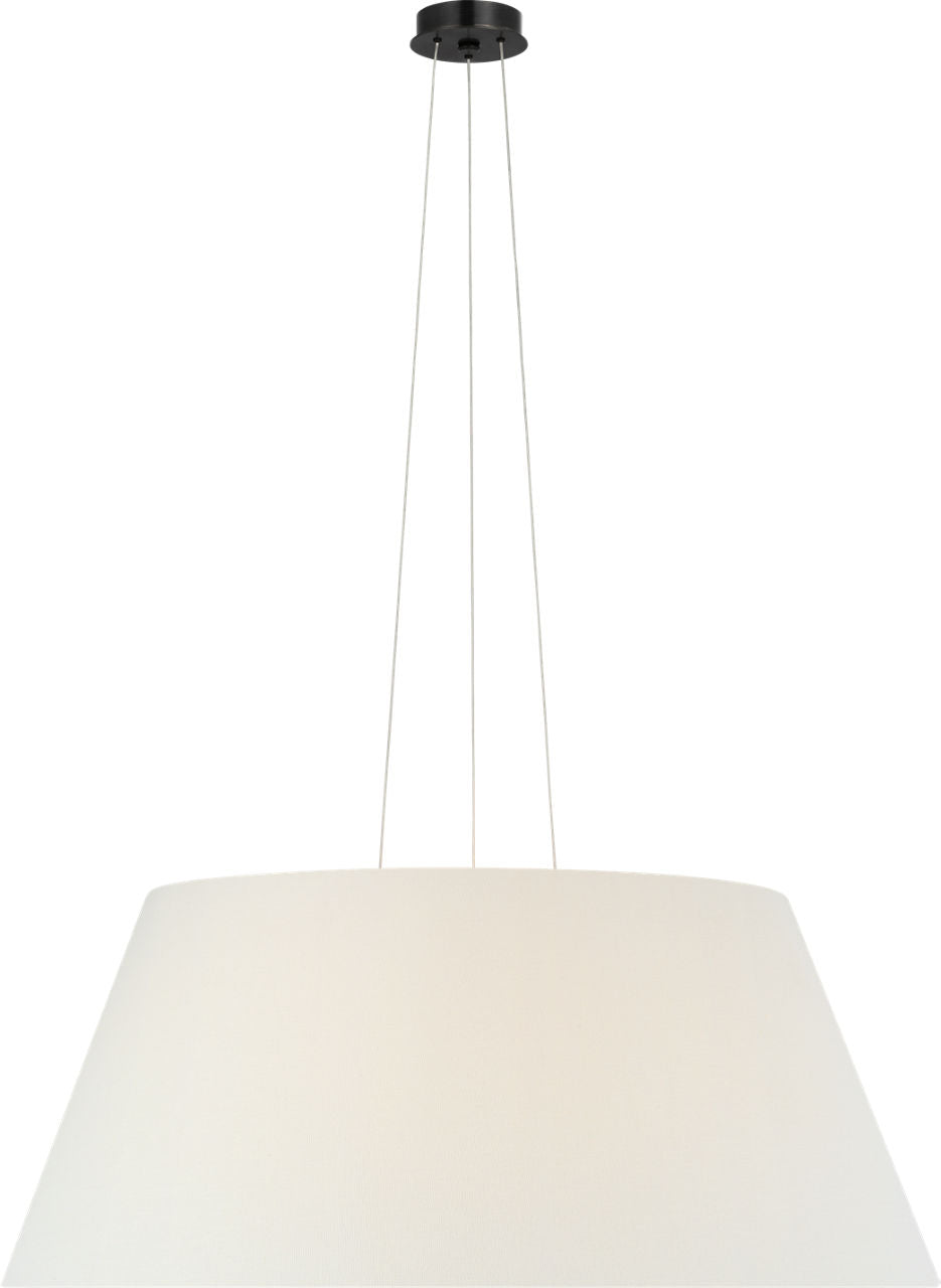 Caufield 39" Hanging Shade | Bronze | Linen Shade